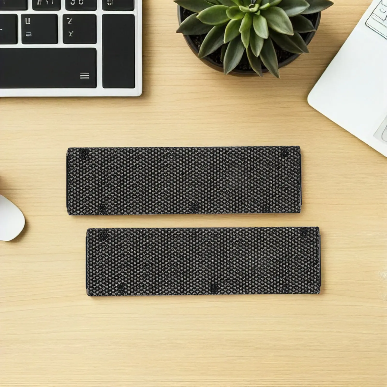5Pcs Optical Drive Bay Cover Black Vented Hex Mesh Sponge Insert Replacement Tower Front Panel Bay Covers Cooling