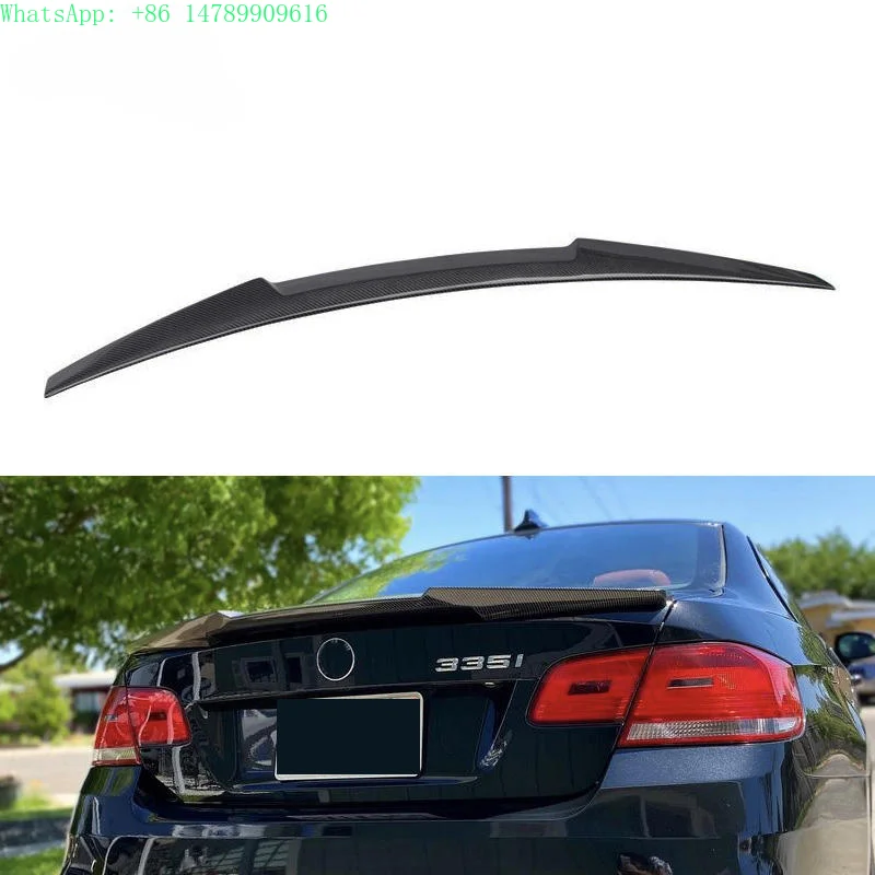 Complete OEM Facelift Conversion & Custom BuildE92 M4 Style High Quality Carbon Fiber Rear Spoiler Trunk Spoiler Tail Boot Wing