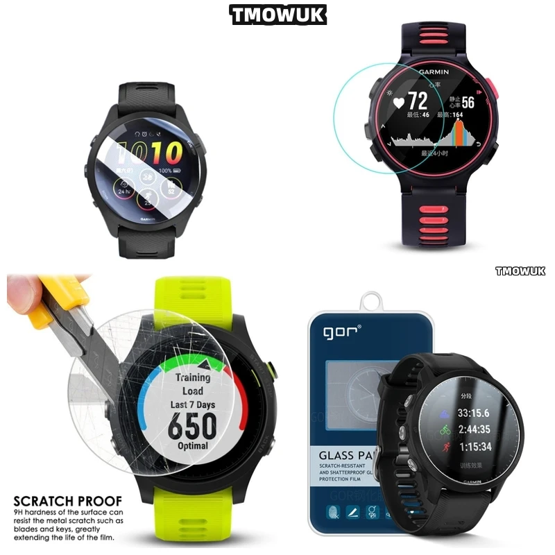 

Anti-Fingerprint Screen Guard For Garmin Forerunner 645 735 745 935 945 955 965 970, Smudge Free.