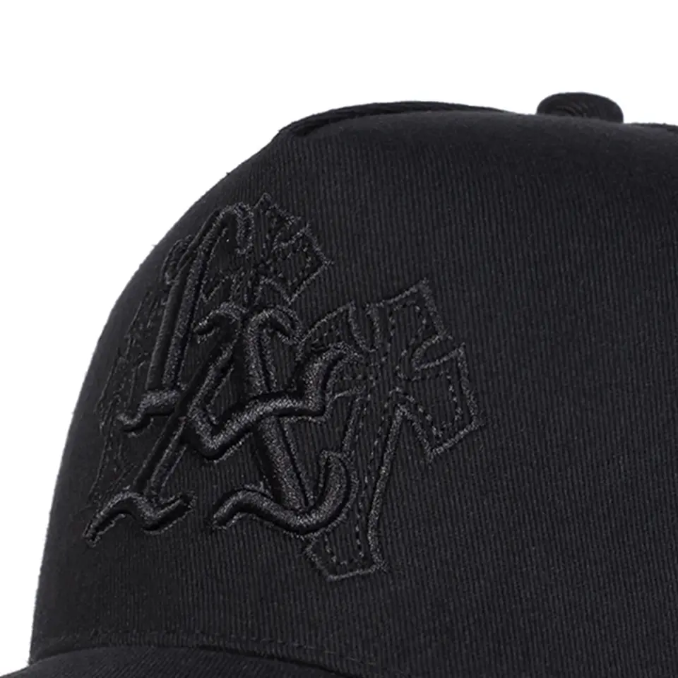 Unisex LA Letter Cross Embroidery Baseball Caps Spring and Autumn Outdoor Adjustable Casual Hats Sunscreen Hat Sports Cap - 4
