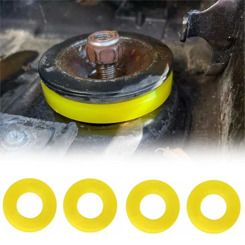 4pcs Car Bearing Washer Elastic Ring Cushion Strut Top Mount Tower Suspension Steering Automobiles Shock Absorber Parts