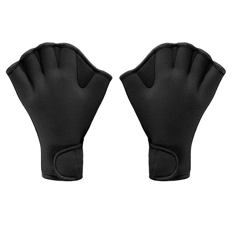 Swimming Training, Diving Equipment, Anti-Slip Semi-Fingered Gloves For Adults And Children Swimming Training