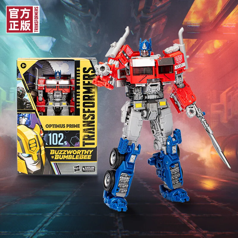 

Transformers SS102 in Stock Voyager Movie 7 Optimus Prime Model Collect Boy Toys Figure