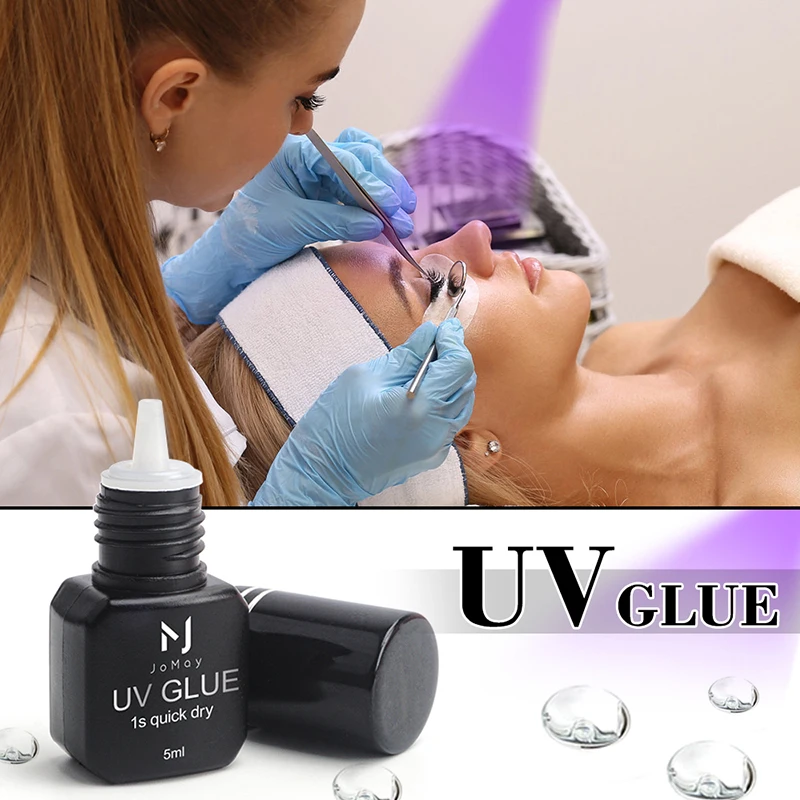 Wimpern verlängerung UV Wimpern kleber 5ml UV Super Plus Kleber 1s schnell trocknende Wimpern verlängerung Klebe werkzeuge Wimpern verlängerung liefern