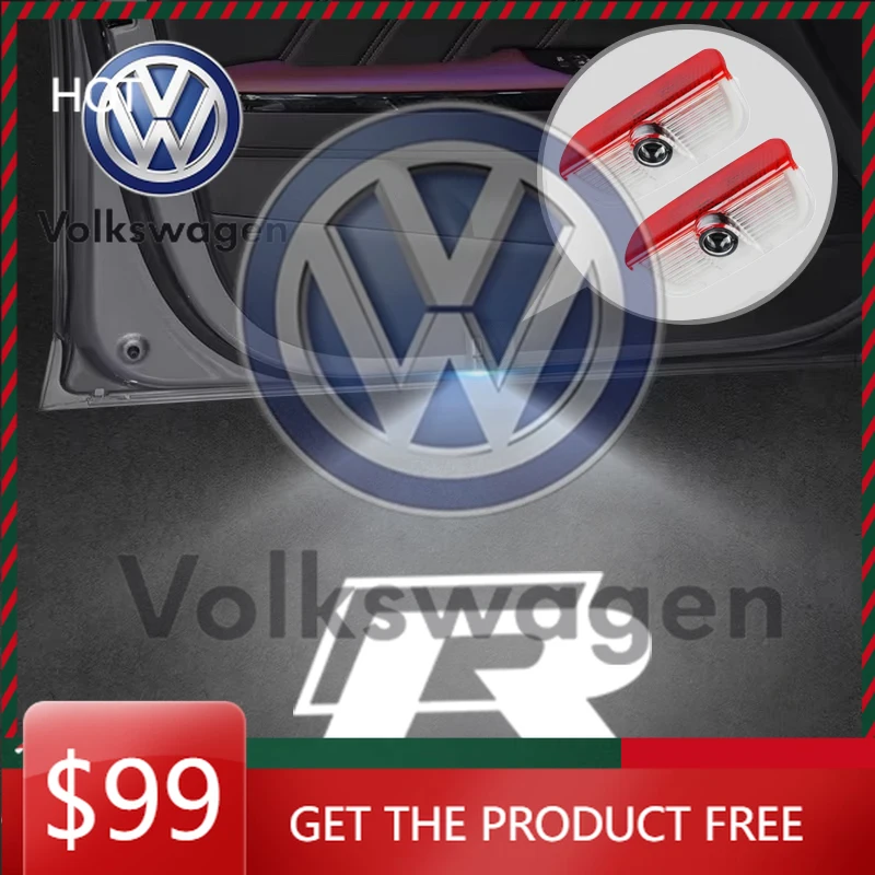 

Новинка 2026: Горячая продажа! 2 шт. светодиодных проекторов логотипа для дверей автомобилей Volkswagen VW Golf 5 6 7 8 SR R LINE, Tiguan, Arteon, CC, Jetta, Passat, EOS, POLO