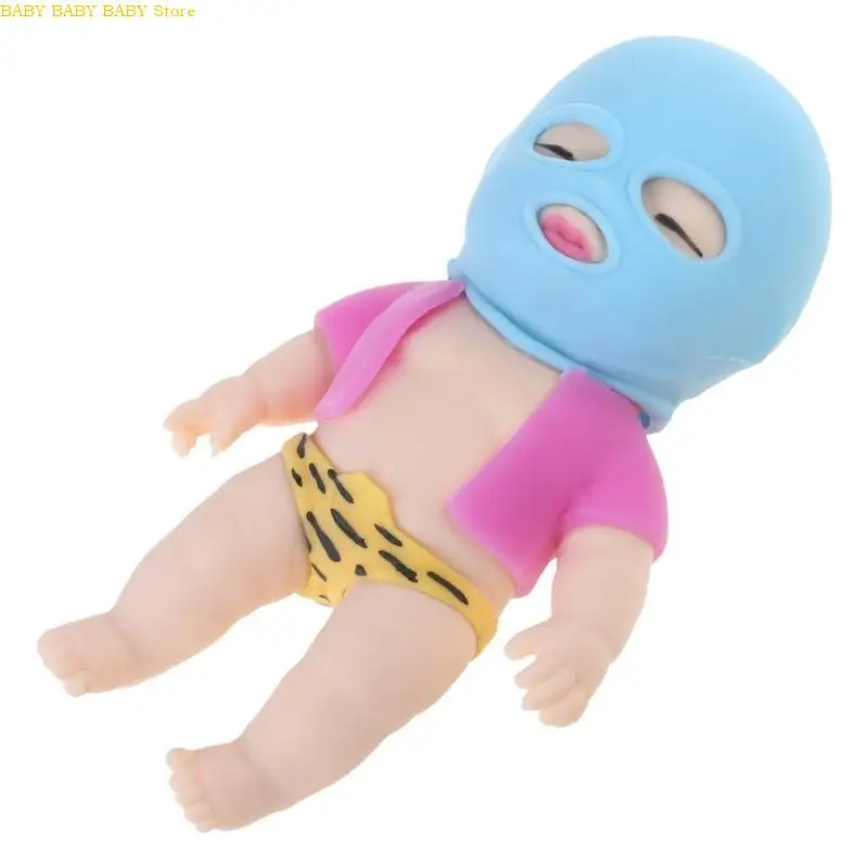 

Q81a растягиваемая игрушечная кукла Декомпрессия мягкая TPR Toy Squeeze Doll Autisms