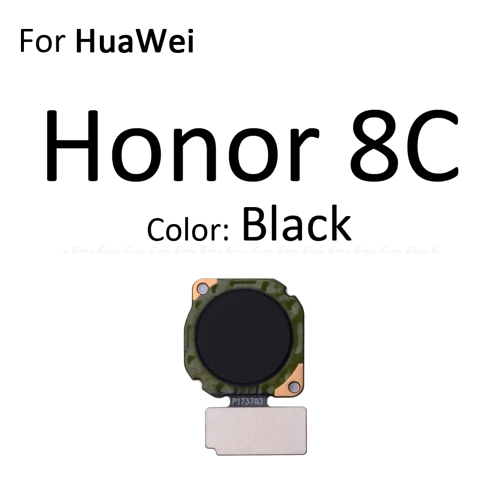 Touch ID Fingerprint Sensor Scanner Connector Flex Cable For HuaWei Honor 8X 8C 8 Pro Lite Back Home Return Button Key