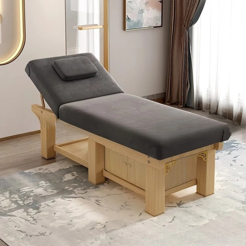 

Solid wood beauty massage therapy tattoo embroidery body ear bed spa