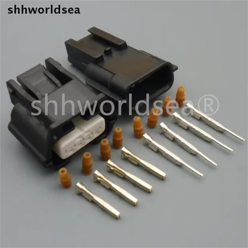 shhworldsea 0.6MM 4 pin car air flow meter plug Modified parts auto Inlet pressure connector automotive waterproof socket