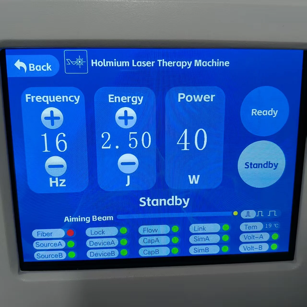 2100nm Portable Holmium YAG Laser Urology Surgery Equipments Therapy Machine Urology Kidney Stone Lithotripsy Equipment