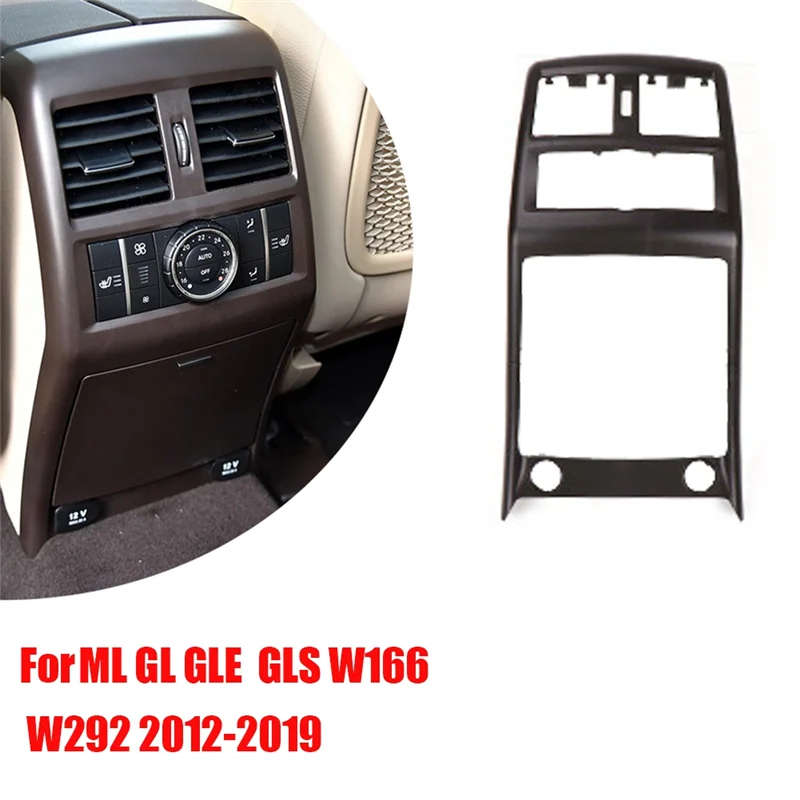 A1666807403 Rear Center Air Conditioning Vent Frame Panel for - W166 W292 2012-2019 A166 680 7403 9051, A