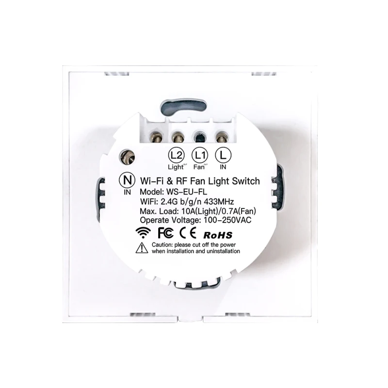 Smart Switch 2/3 Manier Controle Werken Met Alexa Home Smart Home Smart Plafondventilator Lichtschakelaar Wifi Schakelaar Rf433 Smart Leven