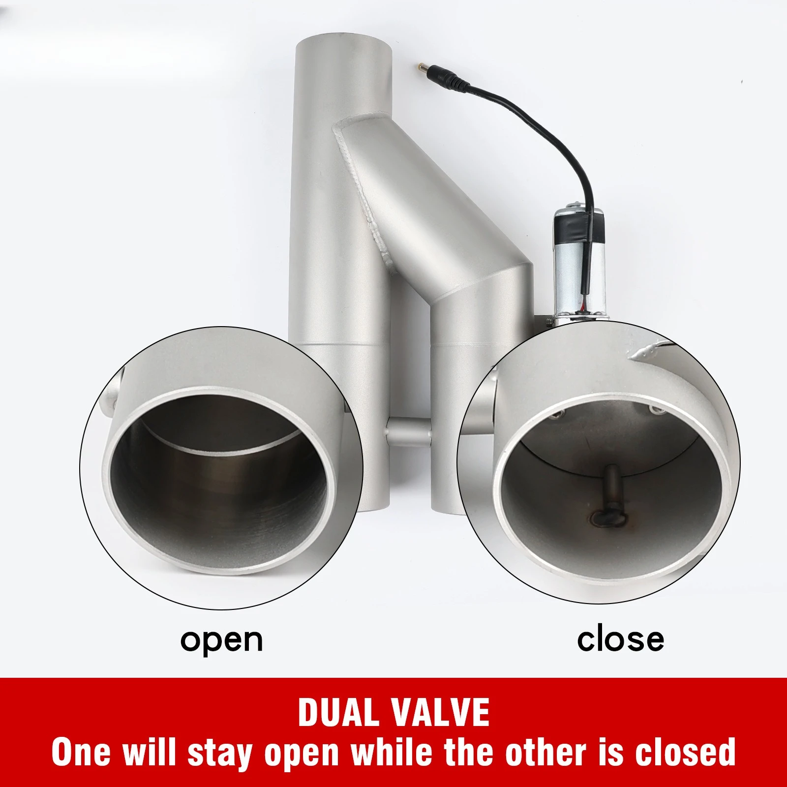Edelstahl Y-Typ Doppelauslass- – Dual Exhaust Cutout Valve Y Pipe Stainless Bewertung und Preis