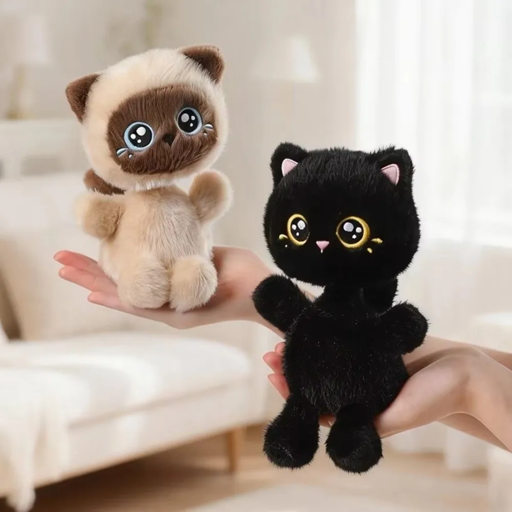 Brown Stripe Cat Soft Shaking Head Cat Cartoon Animal Cute Shaking Head Cat Plushie Kawaii Shaking Head Stuffed Cat Child