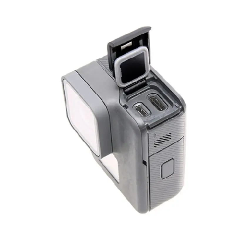 Easy Charging Replacement Side Door/Battery Cover Accessories for Hero 5 6 7 Black Suitable for Vlog/Interviews