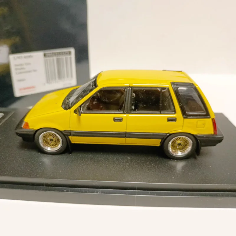 1:43 Scale Civic Shuttle 1984 Custom Edition Replica Resin Toy Car Model Gift Souvenir Classic Collection Decoration