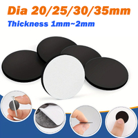 Magnetic Sheets Dia 20/25/30/35mm Thickness 1~2mm Round Self Adhesive Magnetic for DIY Craft Fridge Decor Crafts and Fridge