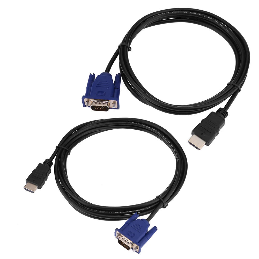 HDMI-совместимый кабель-переходник с разъемом «папа» на VGA HDMI-совместимый кабель-переходник с разъемом «папа» на VGA