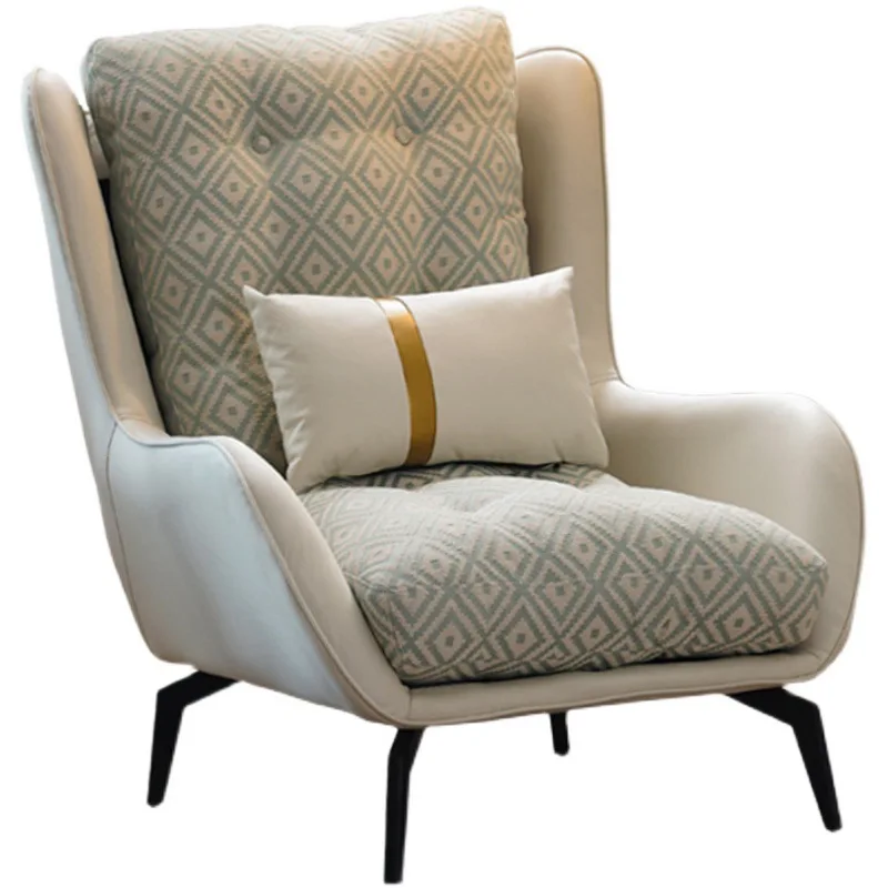 

Nordic light luxury lazy sofa, bedroom living room cafe business tiger chair