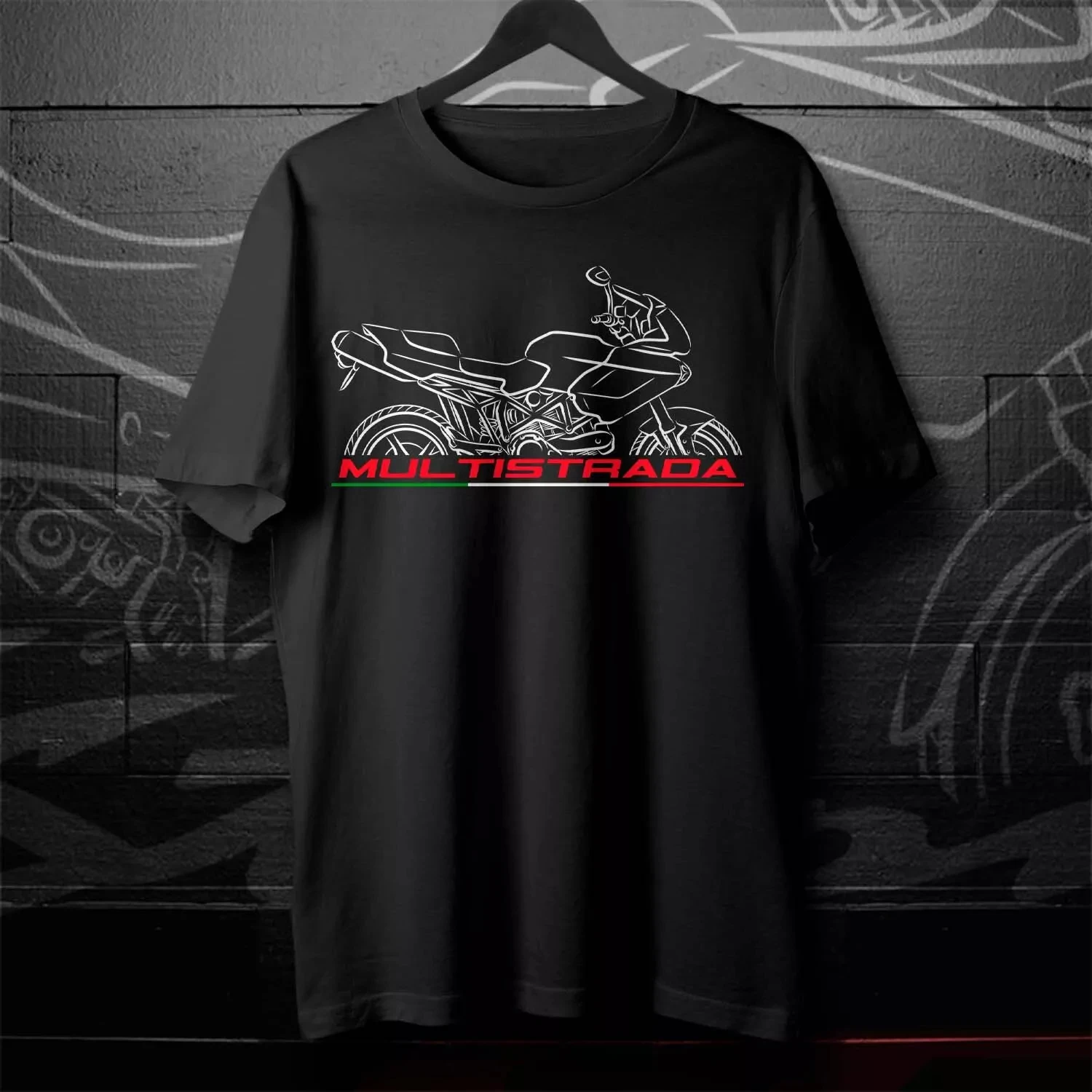 

2025 Summer Cotton Round Neck Short Sleeves for Men Women Ducati Multistrada 620 1000 1100 Motorcycle Tshirt for Adventure Rider