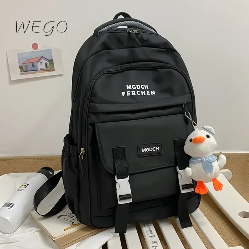 

Girls Backpack Cute Schoolbag Book Trendy Female Male Fashion Backpacks Waterproof Nylon Kawaii Bag College Girl