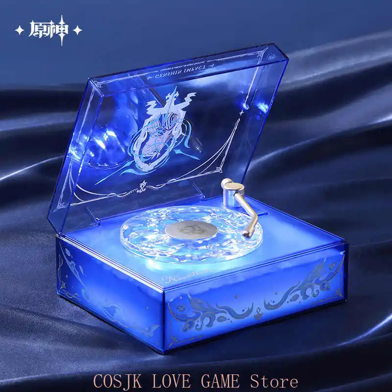 اللعبة الرسمية Genshin Impact Neuvillette الأصلي سمّاعات بلوتوث تأثيري حلي أنيمي زخرفة هدية عيد ميلاد