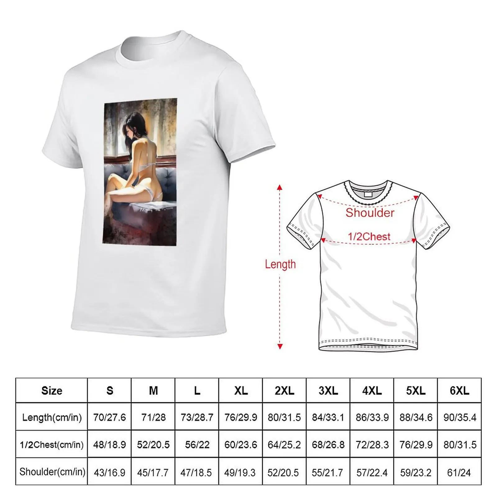 The Girl Captivating Beauty T-Shirt Urban Style Print T-Shirt