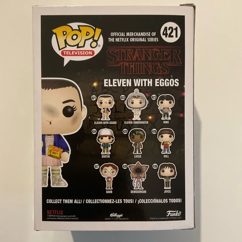 Funko Pop! Eleven with Eggos #421 Stranger Things Limited Chase Edition Vinyl Figure Collectible Desktop Ornament Gift for Fans - view 3