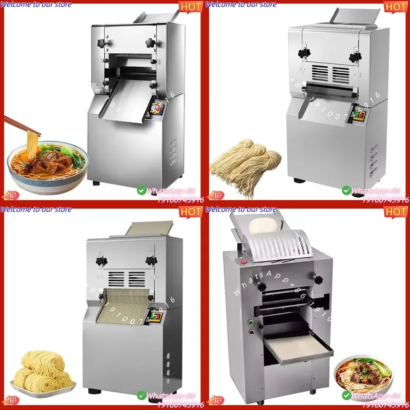 CECertificate Commercial Electric 220V Multi-Function Dough Pastry Press Sheeter New Fresh Noodle Press Machine for Canteen