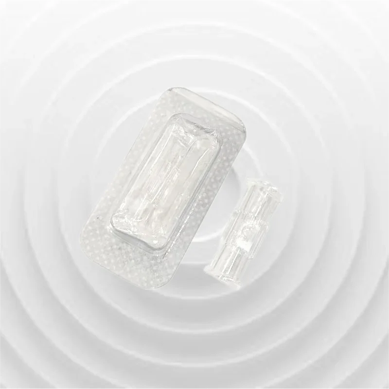 Clear Female to Female Coupler Luer Syringe Connector thread conversion straight through