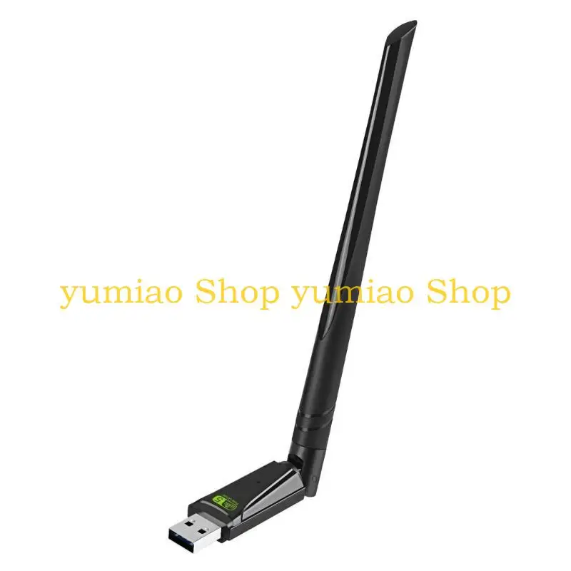 587b USB WiFiアダプターワイヤレスネットワークカード650mアンテナデュアルバンドRTL8811CU