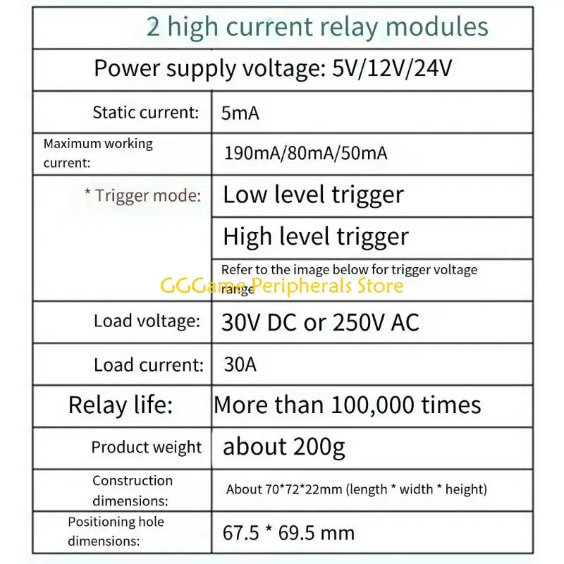 وحدة مرحلات U55B مزدوجة القناة 30A 2 قناة 30 فولت وحدة مرحلات بسيطة التشغيل للنظام الصناعي ومعدات PLC #3