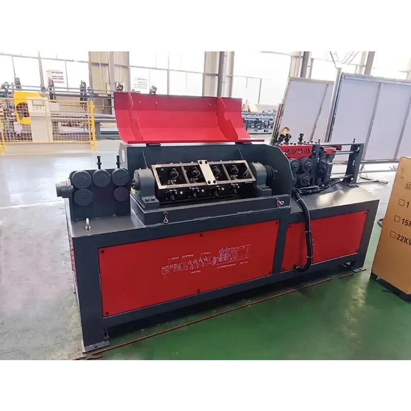 Wire Straightening Machine 6-14mm Steel Bar Straightening and Cutting Machine with Hydraulic Cutting