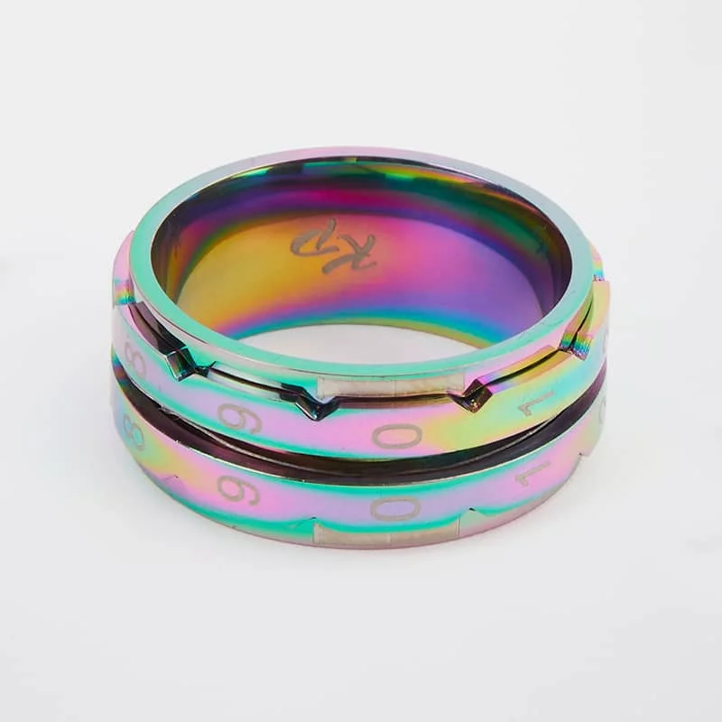 Knitpro Rainbow Row Counter Rings Stainless Steel For Tracking Knitting Pattern Hand Knitting