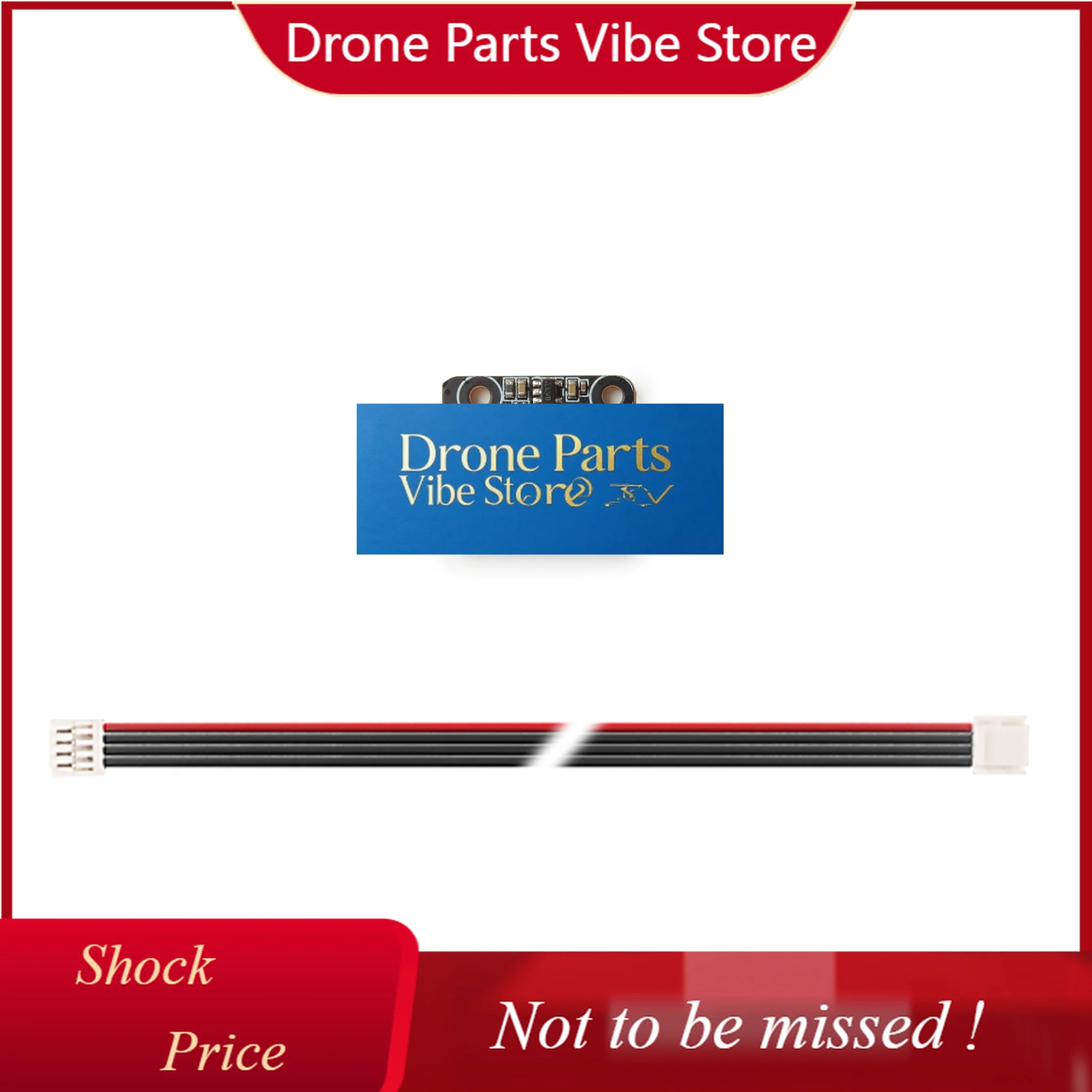 

DParts1New Holybro Remotely Piloted Air-craft Digital Air Speed Sensor Ms5525Dso Pt40 Pt60 Pitot Tube FPV Accessories