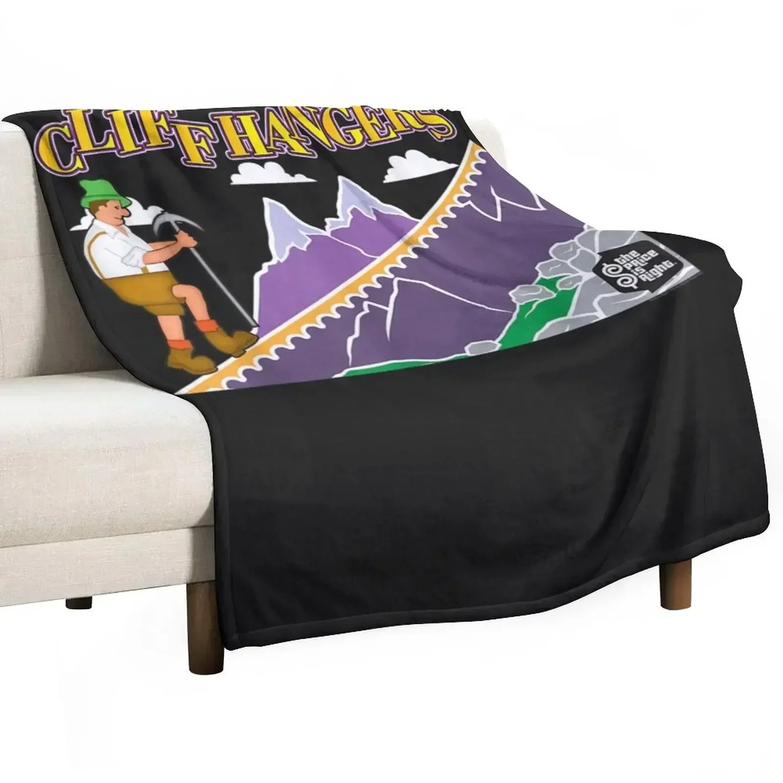 New Price is Right Cliff Hangers . Throw Blanket Bed Weighted Loose wednesday Hair Blankets