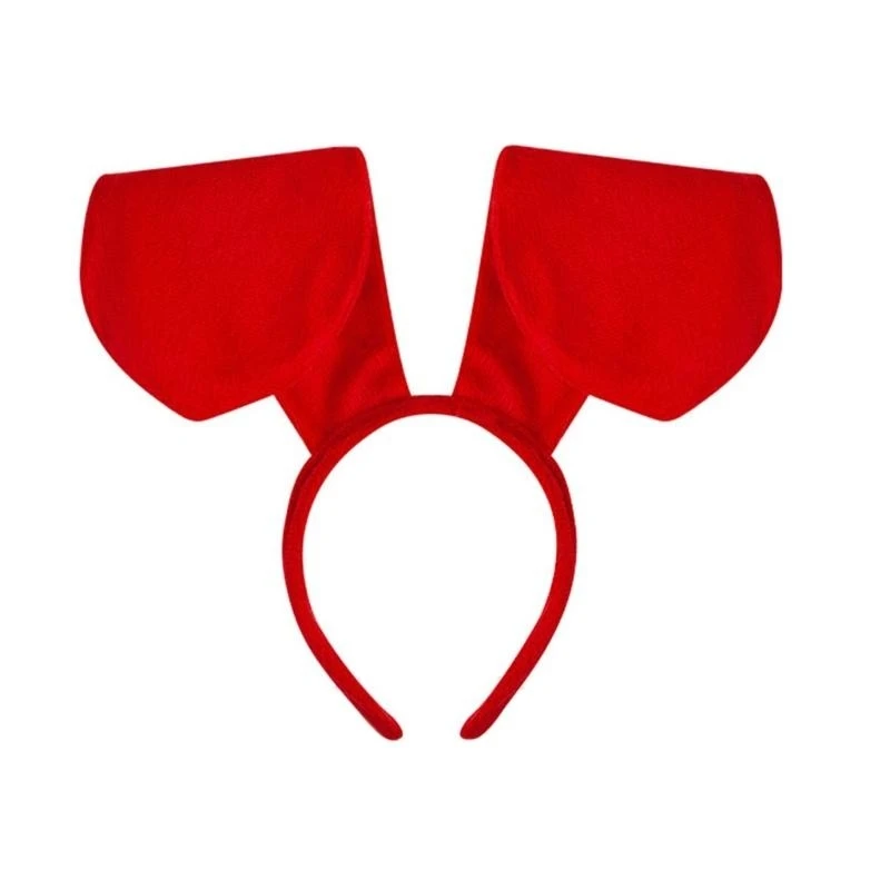 R1WE 개 코스프레 의상 장식 액세서리 키즈 개 드레스 축제 봉제 장식품 귀여운 강아지 머리띠 코스프레 소품