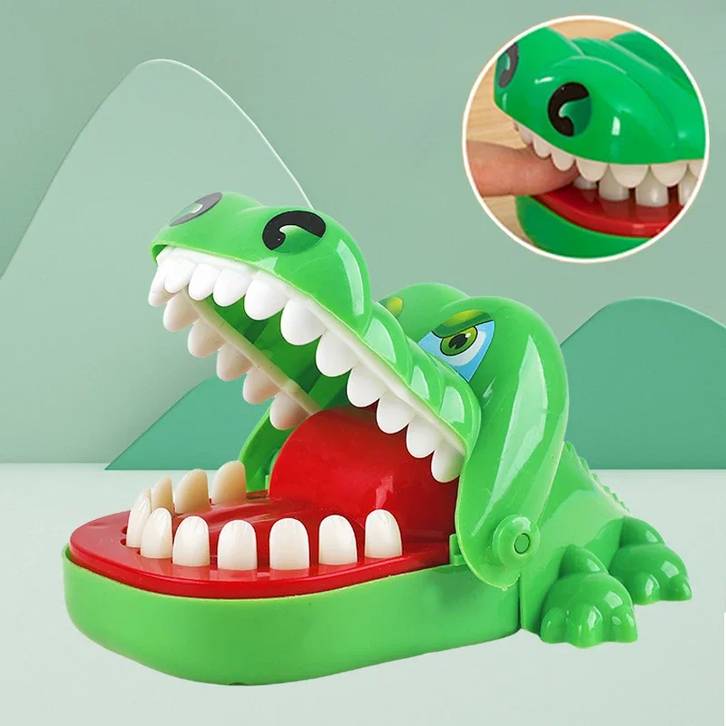  Crocodile Teeth Toys Alligator Biting Finger Dentist Games Funny Family Games Party Of Luck Pranks Toys Stress Relief Toy Gift