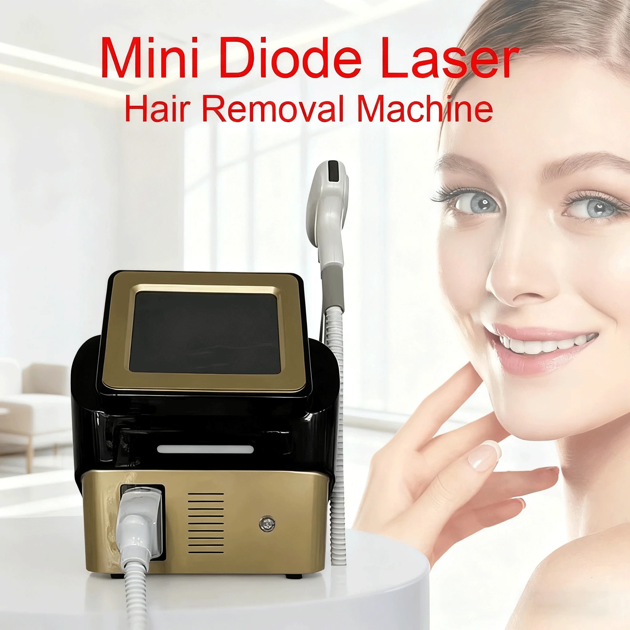 

Professional 808nm Diode Laser Hair Removal Machine 4000W with Ice Cooling System CE Certified 4 Wavelengths for Hair Reduction