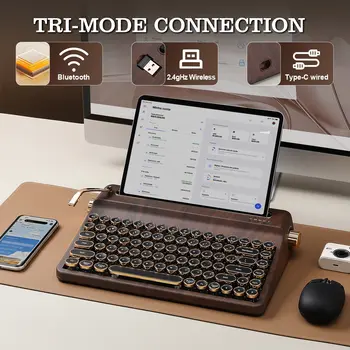 8 best sales Bàn phím gỗ - №3