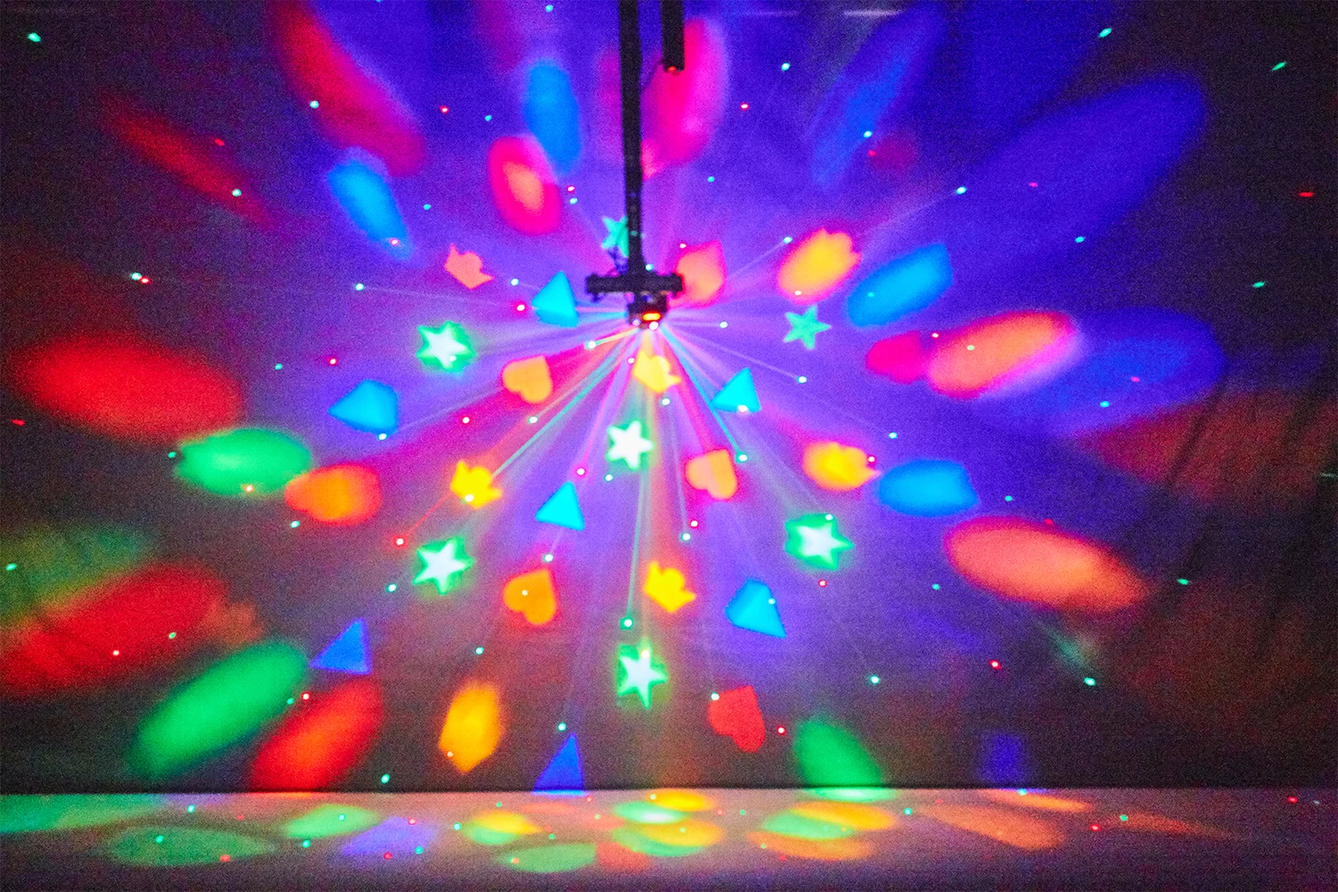 36W Gobo Party Lights Remote Control DJ Disco Effect DMX512 Sound Activated RGBW Strobe Gobo Stage For Wedding Show Bar Club