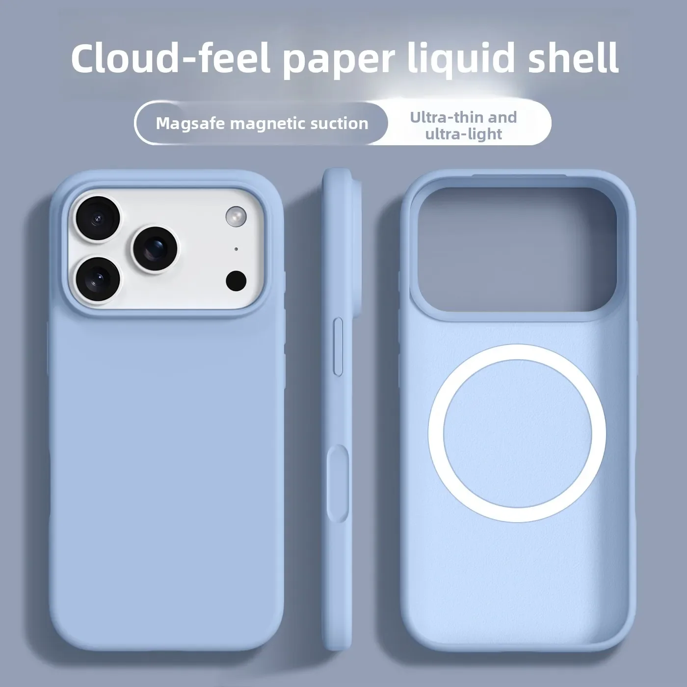 Für MagSafe Magnetische Telefon Fall für apple IPhone 12 13 16 17 Pro Max Luft Flüssigkeit Silikon Protector Stoßstange Abdeckung funda Fällen