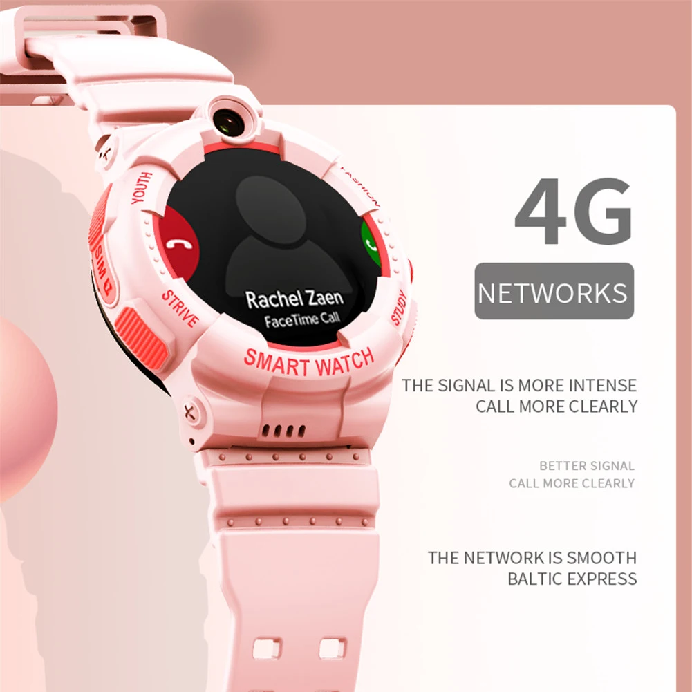 4G GPS Wifi Location Student/Children Smart Watch Phone SIM Card Camera Video Call SOS Smartwatch Bluetooth-compatible