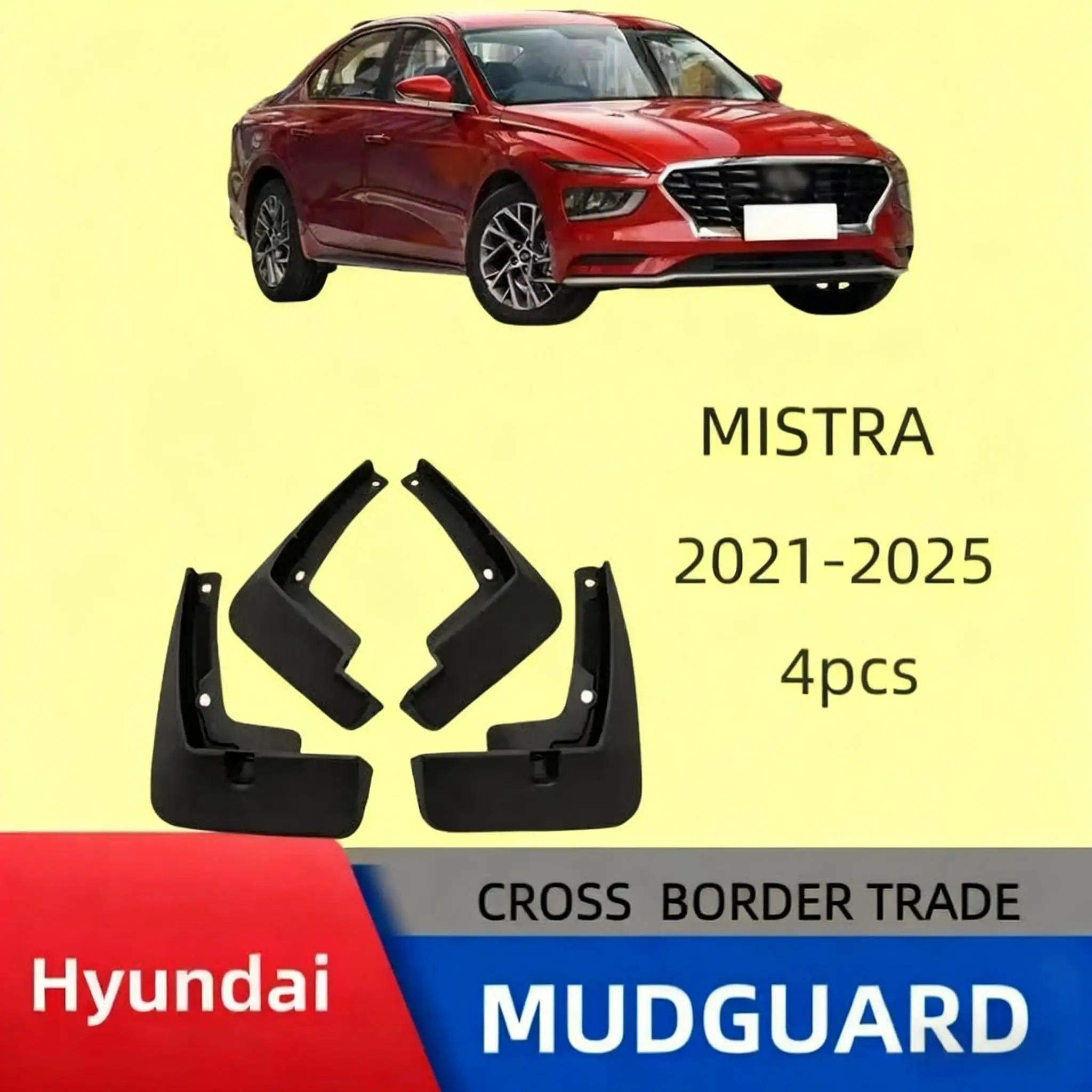 

Car mudguard is Suitable for Hyundai Mistra 2021 fender leather modified fendersmud flapscar fender