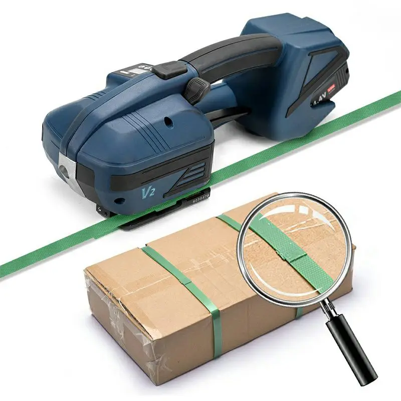 

Hot Sell V2 Portable Professional Automatic Electric Device Tool Handheld Strapping Machine Suitable for Pack Multiple Scenarios