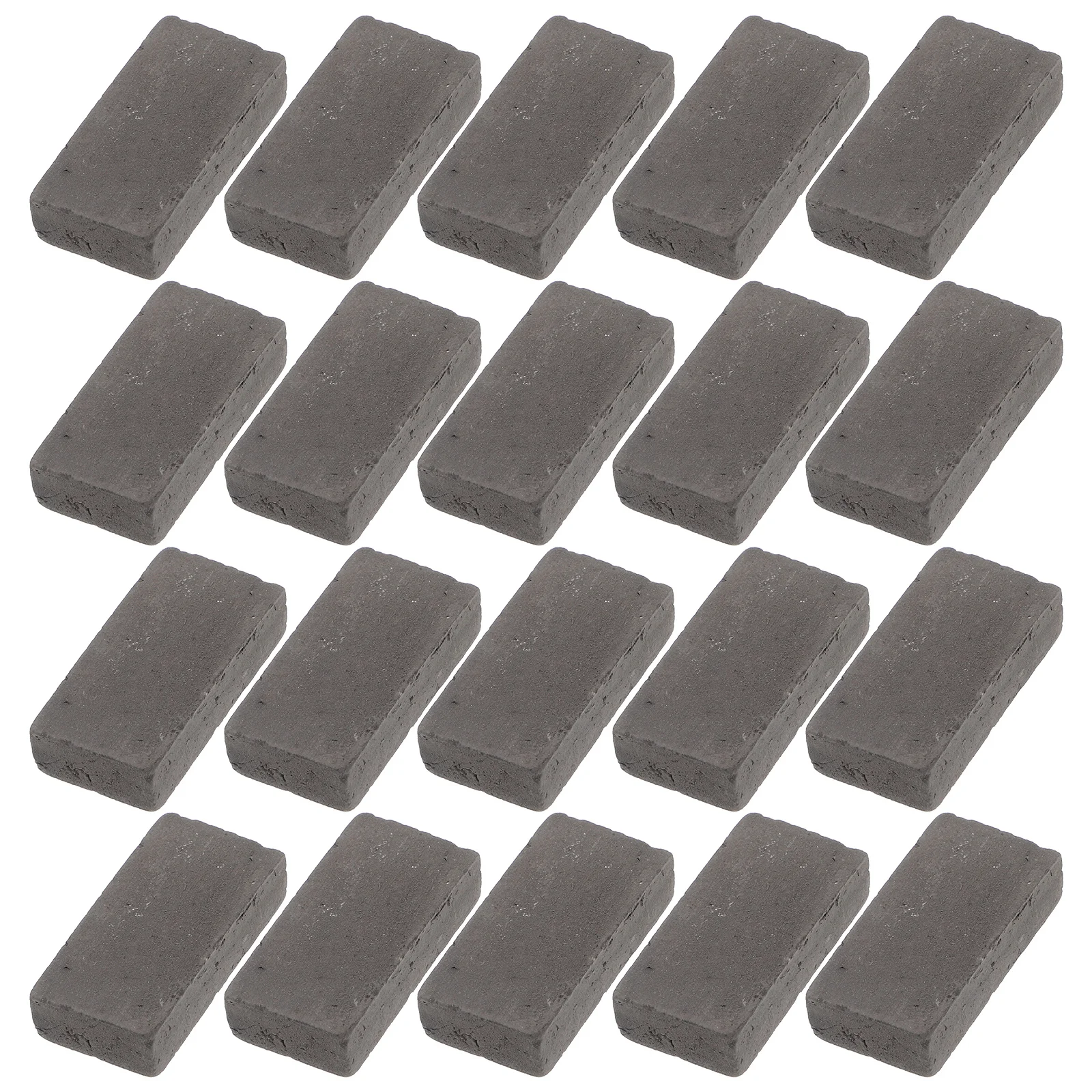 อิฐจำลองขนาดเล็ก 40 ชิ้น สีแดง สำหรับตกแต่งโต๊ะทราย ตู้ปลา และงานจัดสวนจำลอง