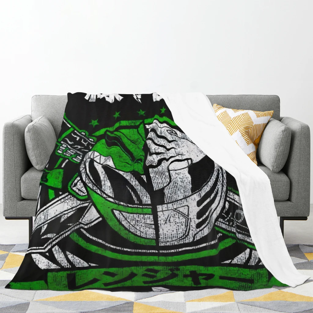 Mighty Morphin Power Ranger Comfortable Flanne Blanket Fluffy Soft Bedroom Decor Sofa Blankets Comforter Home and Decoration