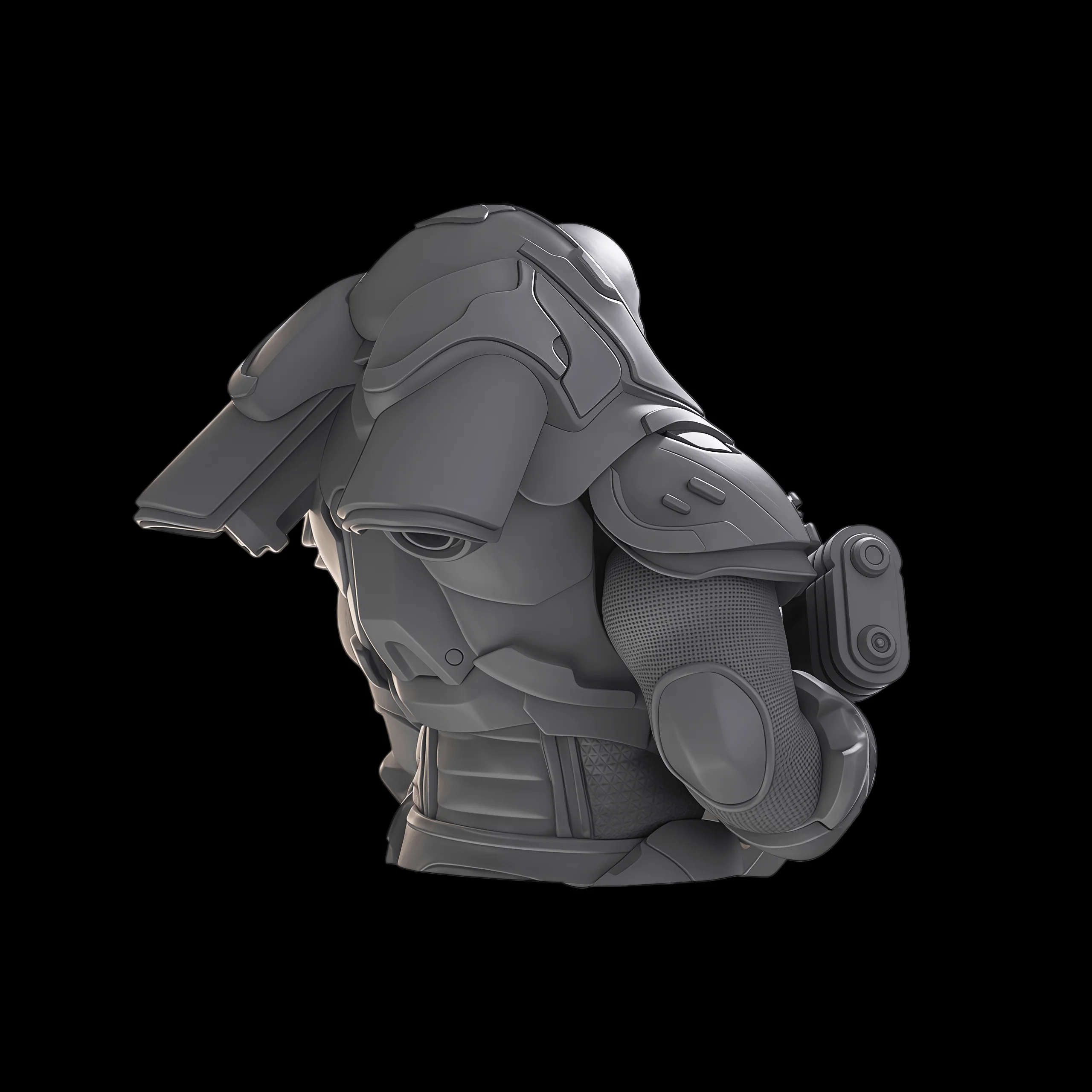 1:10 Die-cast Resin Model Assembly Kit, GK, Precision Resin Bust, Unpainted, Needs To Be Assembled