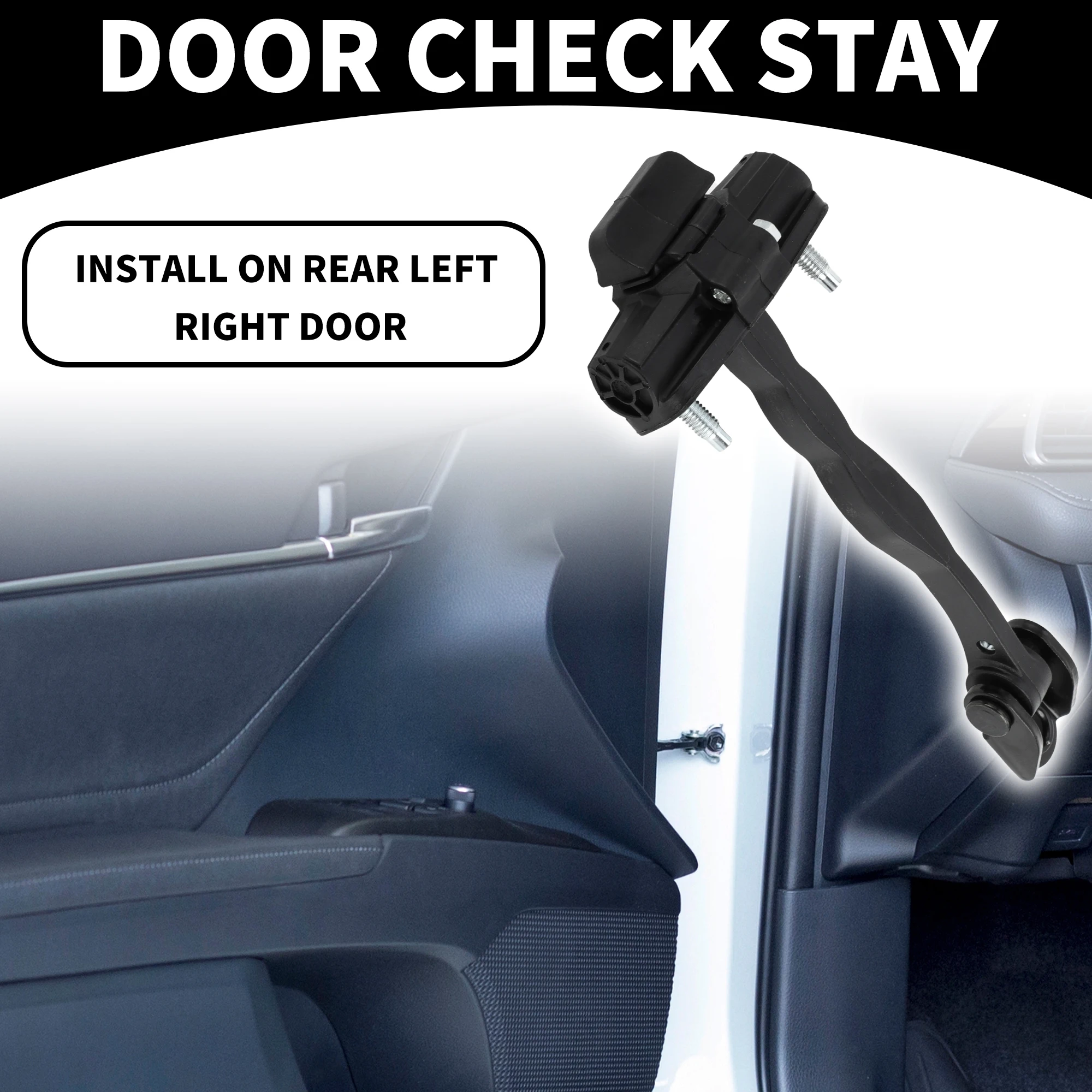 UXCELL Door Check Strap Stopper Limiter No.1714637 for Ford Focus MK3 C346 2010-2019