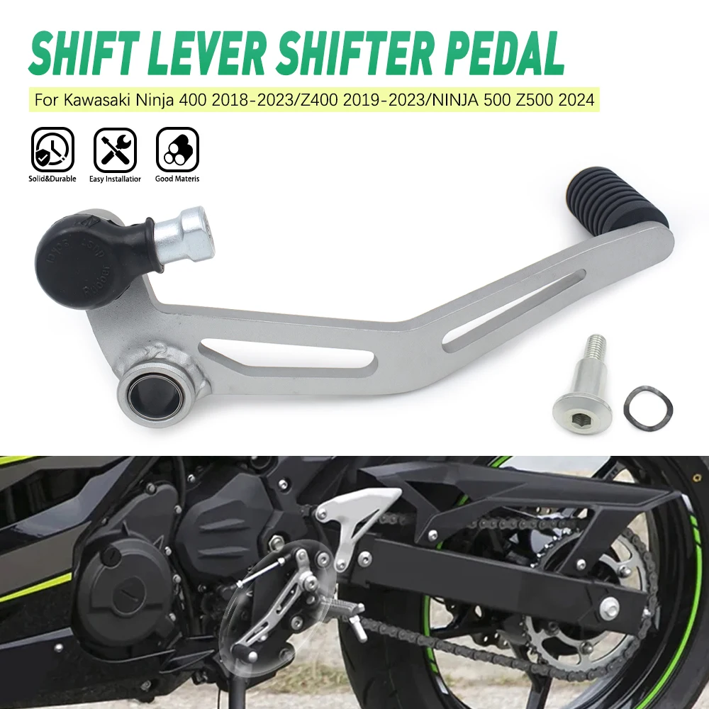 

Gear Shift Lever For Kawasaki NINJA 400 Z400 Z 400 2018-2023 NINJA 500 Z500 2024 Shifter Lever Pedal Motorcycle Accessories